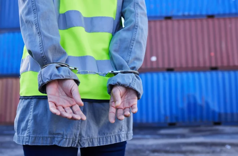 Hands,,Man,And,Arrest,Of,Engineer,In,Handcuffs,For,Theft,