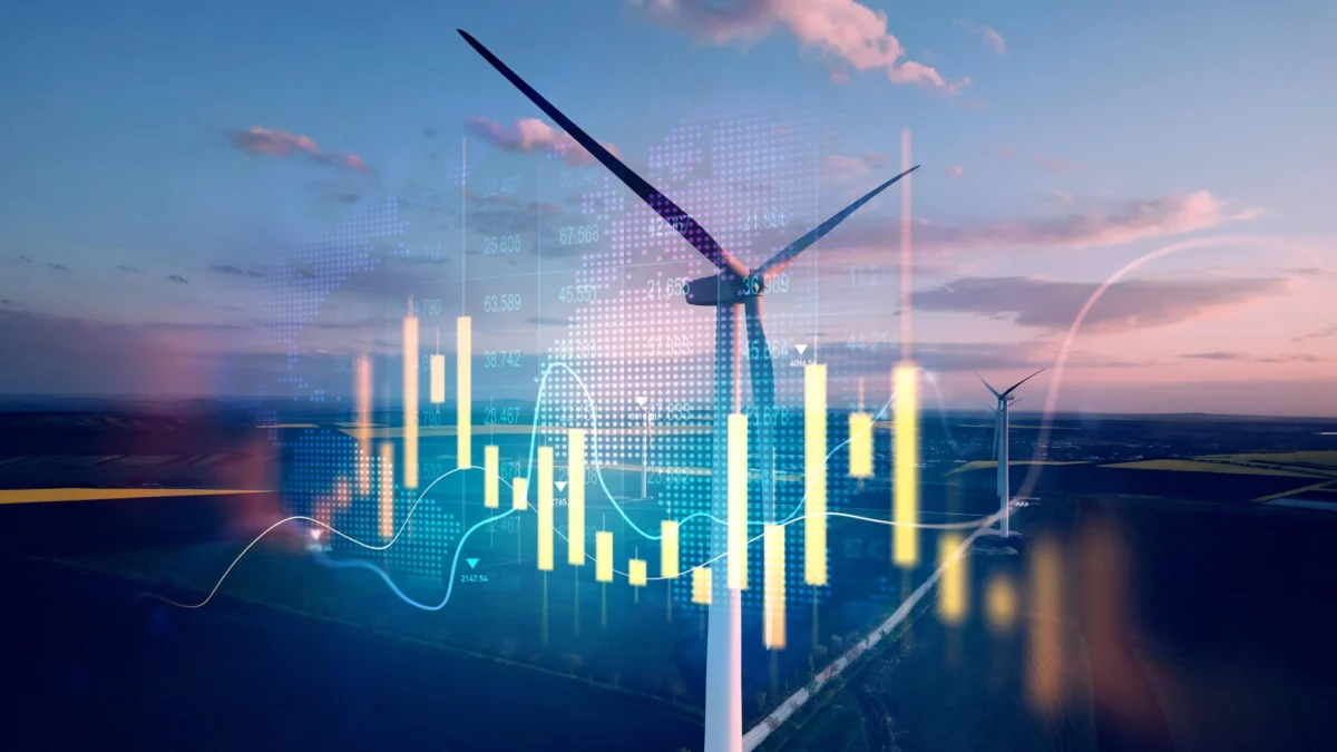 Green,Energy,In,Full,Development.,Increase,In,Electricity,Prices,On