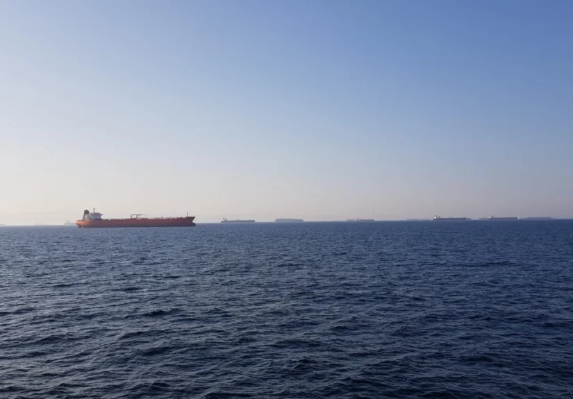 Countless,Cargo,Ships,In,The,Strait,Of,Hormuz